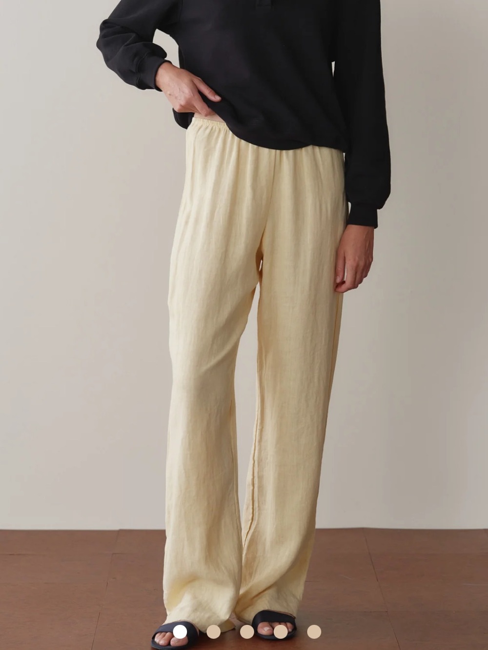 DONNI. Linen Simple Pant - Picture 10 of 12